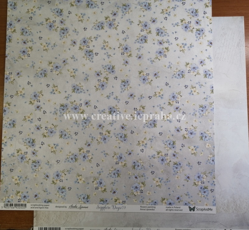 ScrapAndMe Saphire Days 09/10 30.5cm 250g/m2